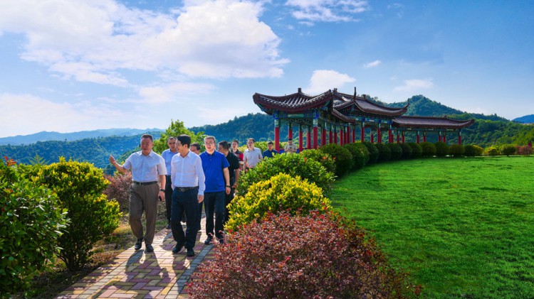 甘肅省自然資源廳黨組書記、廳長丁巨勝到金徽股份指導工作